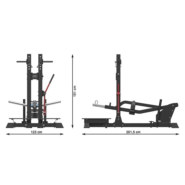 ATX® Belt Squat - Dip - Kniebeugen & Dips Maschine - Kniebeugenmaschine