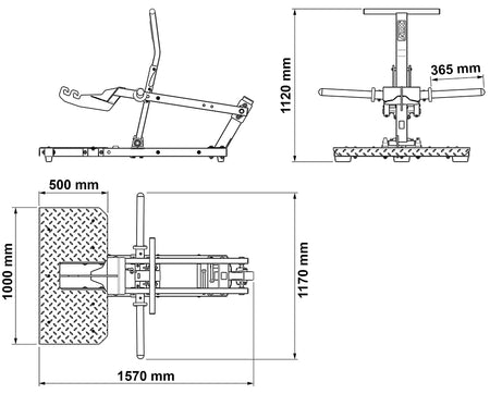 ATX® Belt Squat - Kniebeugenmaschine Compact - Kniebeugenmaschine