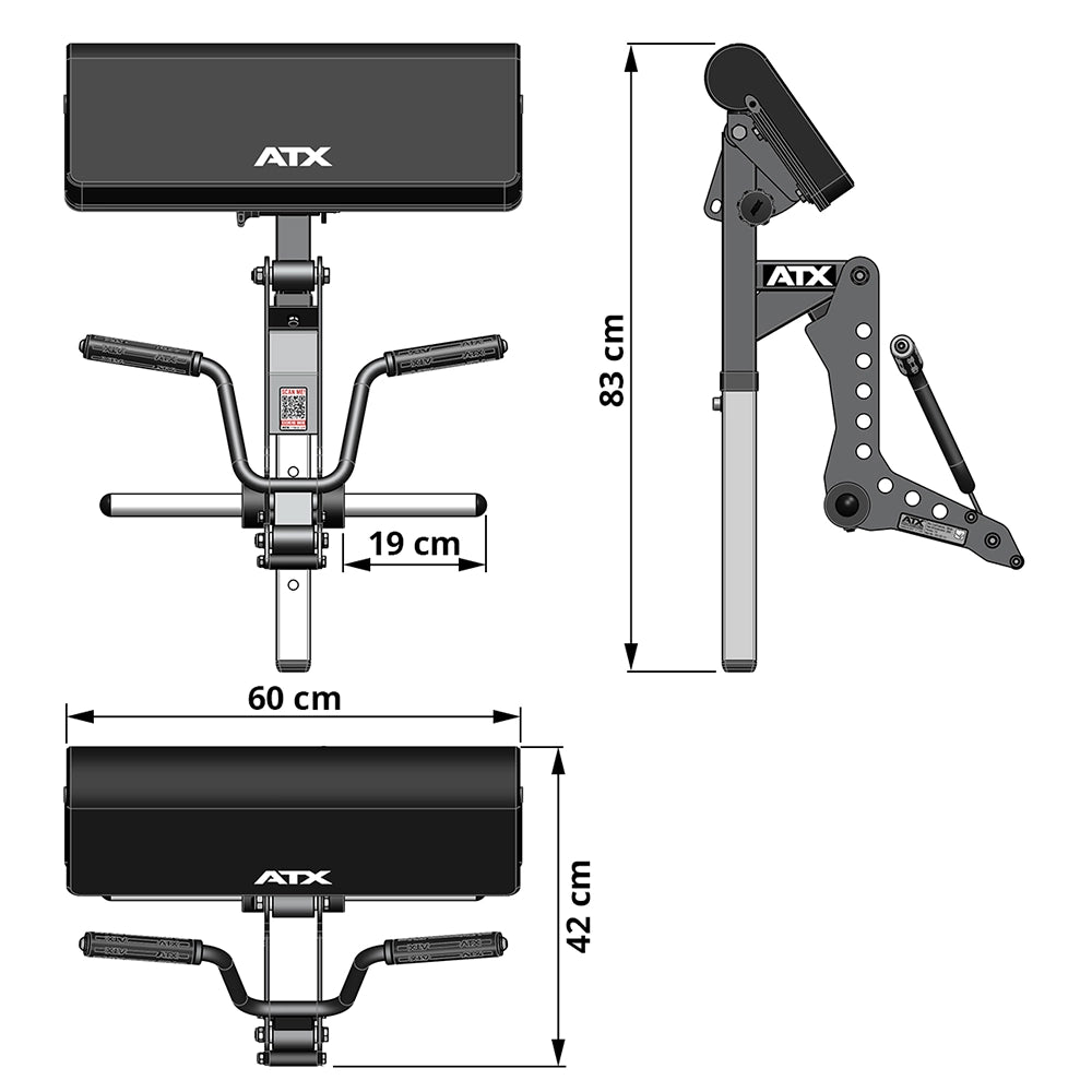 ATX® Bizeps Curl Maschine - Option - Bizeps Maschinen Option