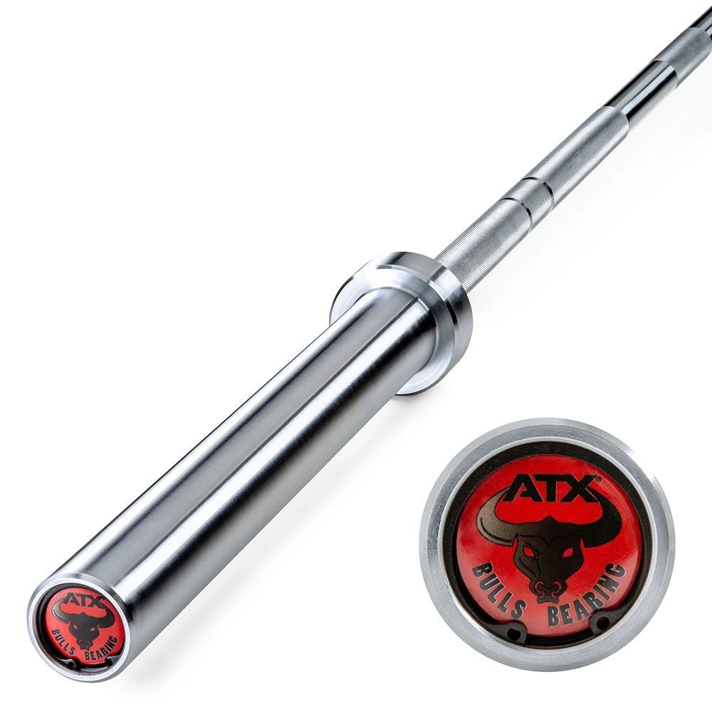 ATX® Bulls Bearing Hybrid Bar 220 cm x 50 mm - Federstahl - Olympische Langhantelstange