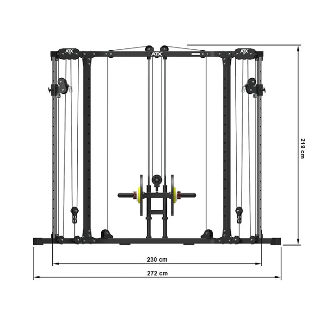 ATX® Cable Cross Over 600 - Plate Load - Dual Kabelzug