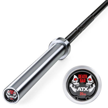 ATX® Death Power Bar 220 cm x 50 mm - Skull Motive - Olympische Langhantelstange