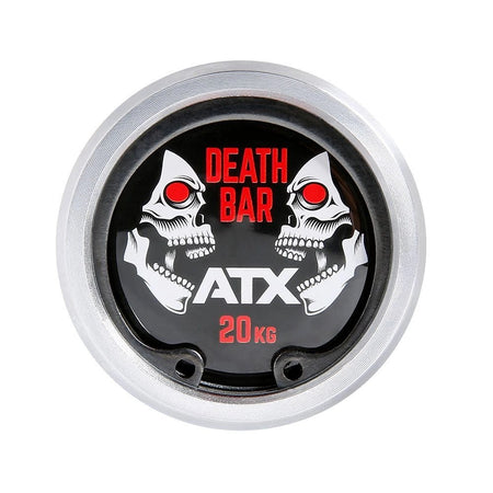 ATX® Death Power Bar 220 cm x 50 mm - Skull Motive - Olympische Langhantelstange