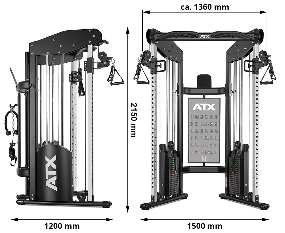 ATX® Dual Pulley 2 x 90 kg - Dual Kabelzug