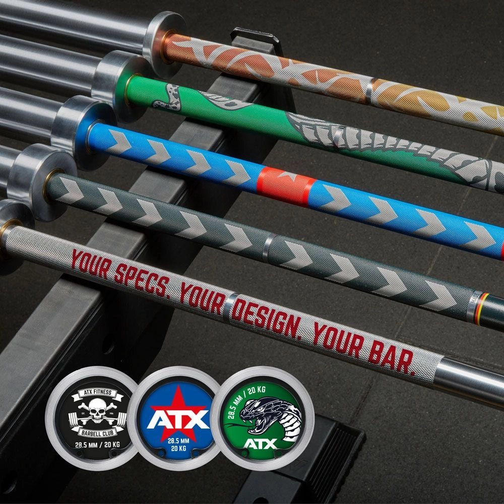 ATX® DYO Hybrid Olympic Bar mit Wunsch - Design - PRO Series - Olympische Langhantelstange