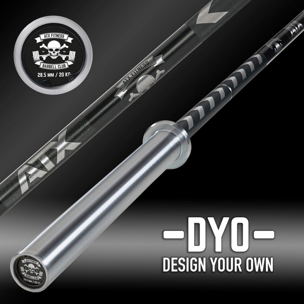 ATX® DYO Powerlifting Bar mit Wunsch - Design - PRO Series - Olympische Langhantelstange