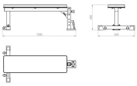 ATX® Flachbank mit Optionsaufnahme - Flachbank