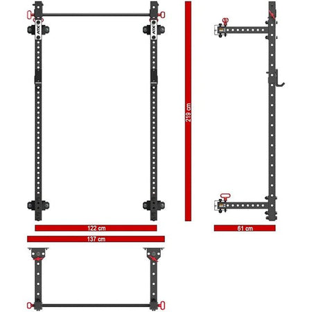 ATX® Fold Back Wall Rack / Half Rack 750 - Einklappbar - Wall Rack