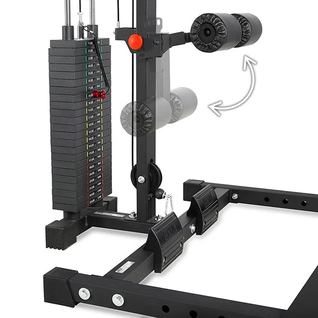 ATX® Half Rack 620 - Komplettsystem inkl. Latzugstation - Stack Weight - Half Rack mit Kabelzug