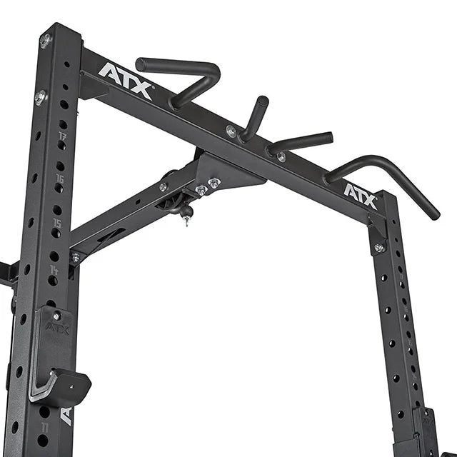 ATX® Half Rack 750 Komplettstation mit Latzug - Plate Load - Half Rack mit Kabelzug