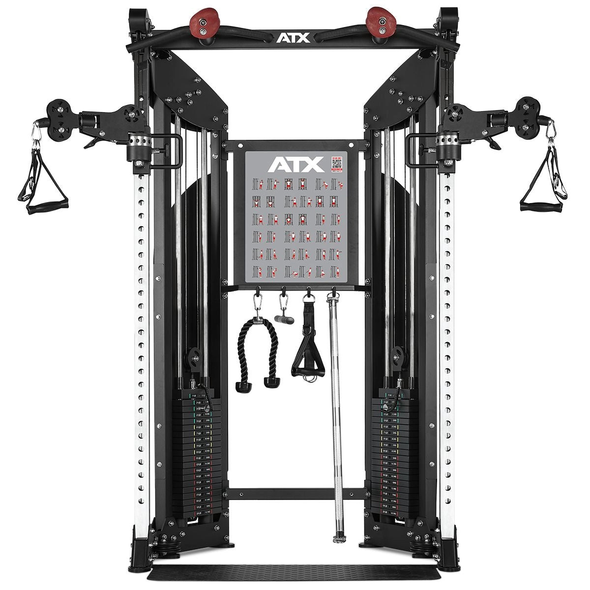 ATX® Kabelzugstation - Rack mit 2 x 90 kg Steckgewichte - Multistation (Stack Weight)