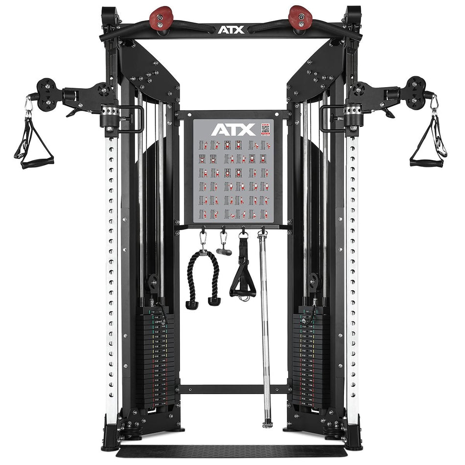 ATX® Kabelzugstation - Rack mit 2 x 90 kg Steckgewichte - Multistation (Stack Weight)