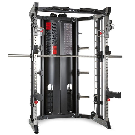 ATX® Multigym GMX 2000 mit 2 x 90 kg Steckgewichten und Beinpresse - Multistation (Stack Weight)