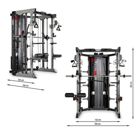 ATX® Multigym GMX 2000 mit 2 x 90 kg Steckgewichten und Beinpresse - Multistation (Stack Weight)