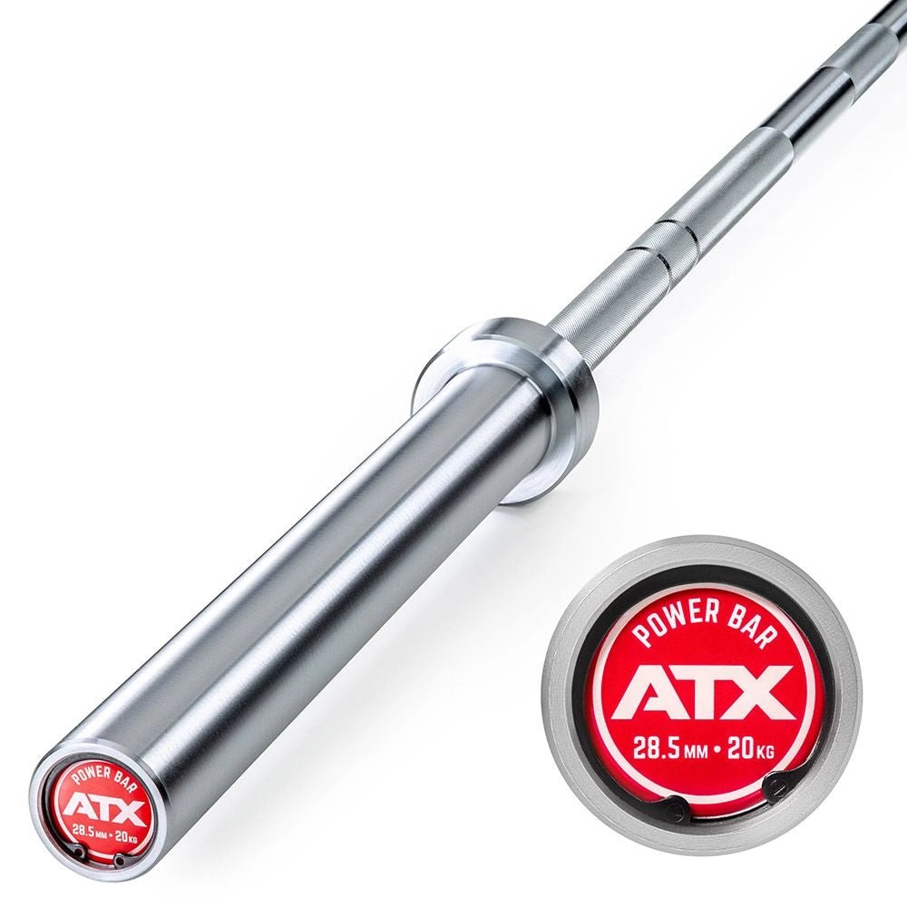 ATX® Olympic Power Bar MK 220 cm x 50 mm - Federstahl - Olympische Langhantelstange