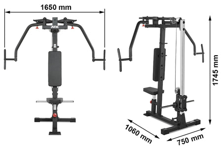 ATX® Pec Fly Combo - Butterfly reverse - Butterfly Combo