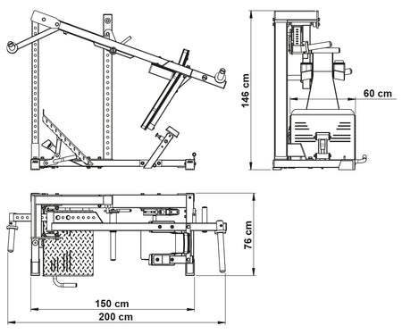 ATX® Pendulum Squat - Kniebeugenmaschine