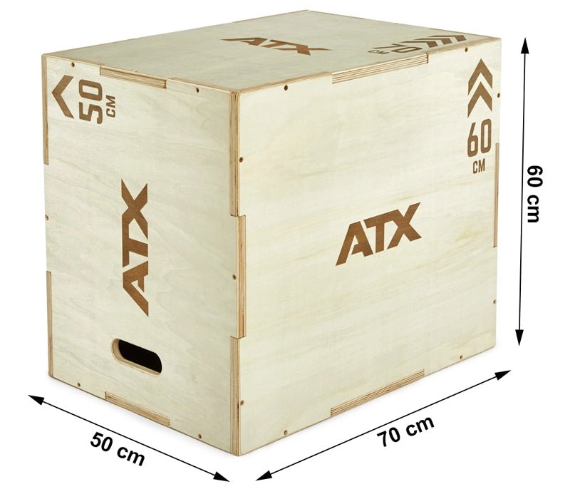 ATX® Plyobox - Holz natur - 50 x 60 x 70 cm - Plyobox / Sprungbox