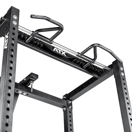 ATX® Power Rack 750 - SET - 160 mit Latzugstation 125 kg Steckgewichte und Indexing Multi Chin - up - Power Rack mit Kabelzug