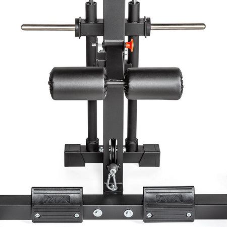 ATX® Power Rack Komplettstation - 650 - H215 mit Latzugstation Plate Load - Power Rack mit Kabelzug