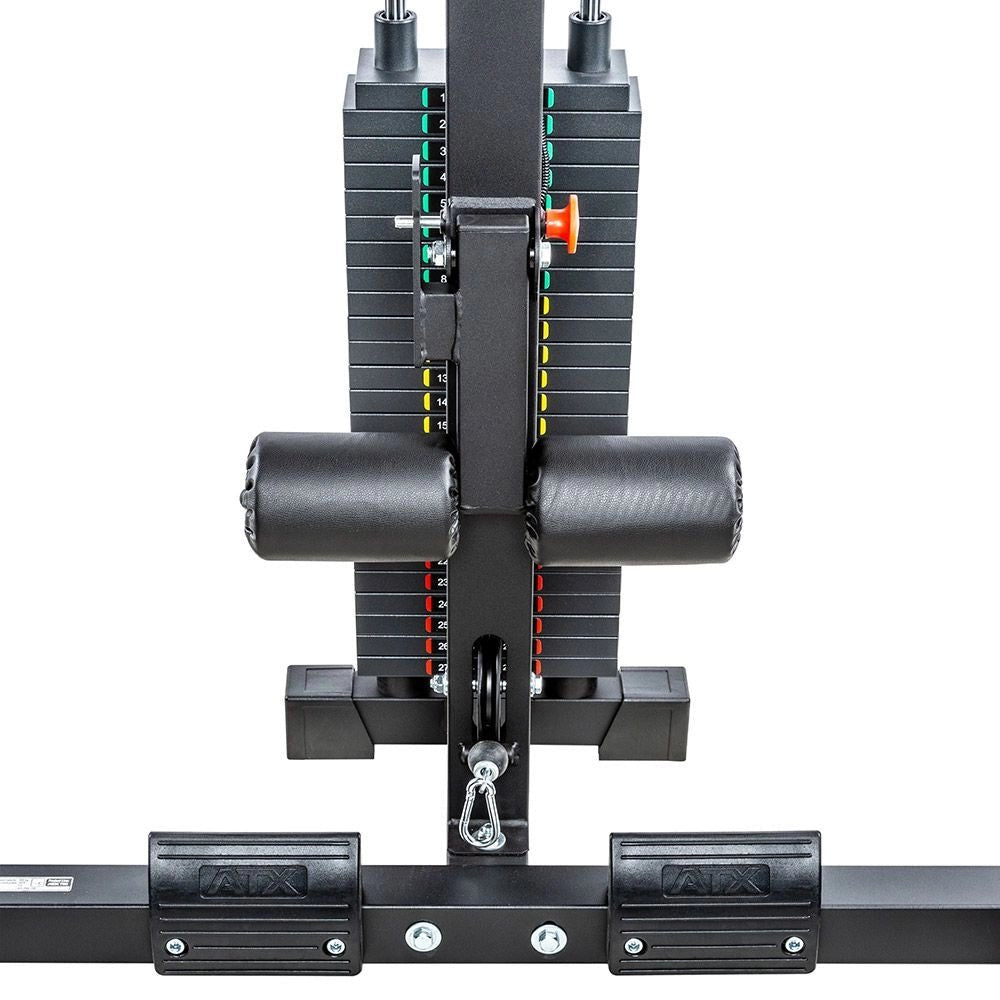 ATX® Power Rack Komplettstation 650 - mit Latzugstation 115 kg Steckgewichte - Power Rack mit Kabelzug