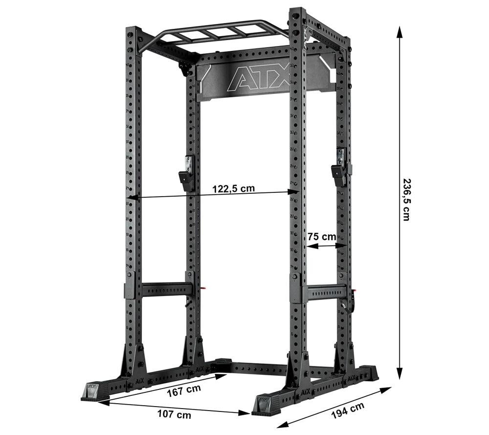 ATX® Power Rack PRX - 810 inkl. Hooks & Spotter - Power Rack