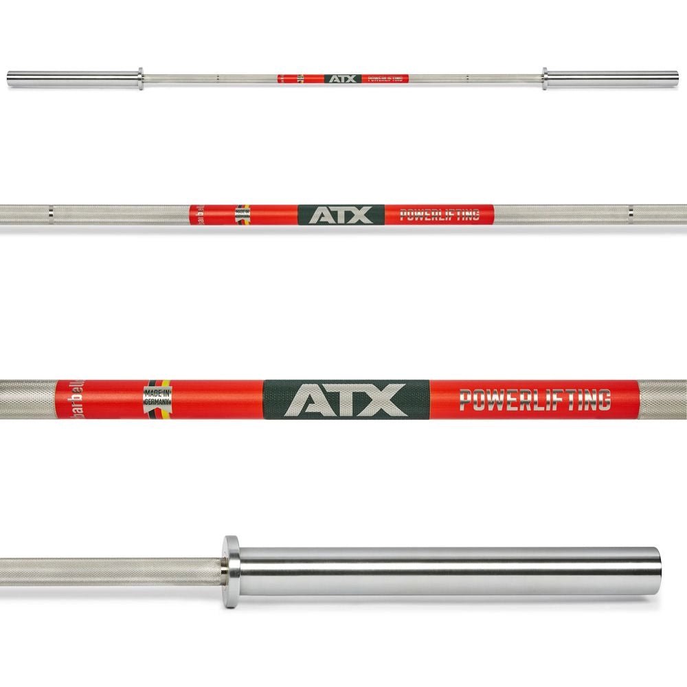 ATX® RAW Powerlifting Bar 220 cm Typ 400 - 430 - XTP® Made in Germany - Olympische Langhantelstange