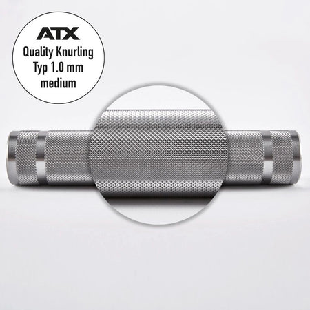 ATX® RAW Powerlifting Bar 220 cm Typ 400 - 430 - XTP® Made in Germany - Olympische Langhantelstange