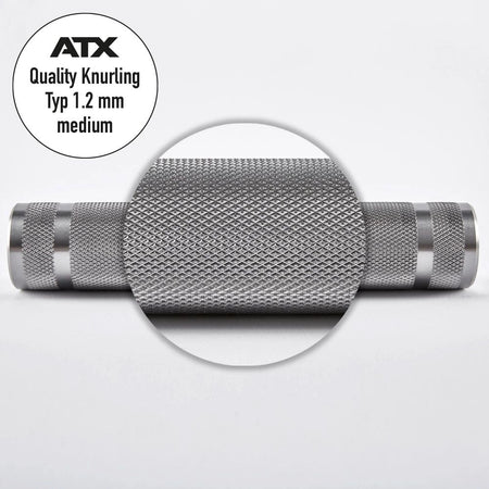 ATX® RAW Powerlifting Bar 220 cm Typ 400 - 430 - XTP® Made in Germany - Olympische Langhantelstange