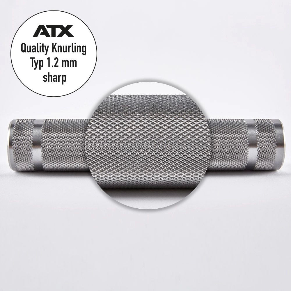 ATX® RAW Powerlifting Bar 220 cm Typ 400 - 430 - XTP® Made in Germany - Olympische Langhantelstange