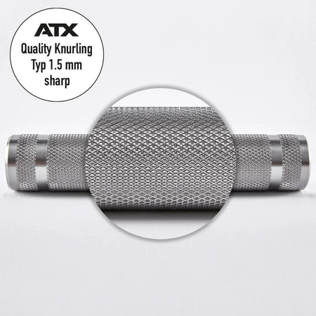 ATX® RAW Powerlifting Bar 220 cm Typ 400 - 430 - XTP® Made in Germany - Olympische Langhantelstange