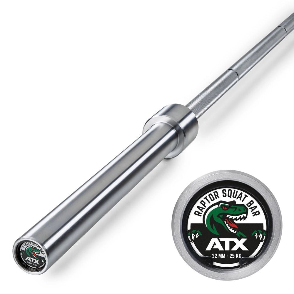 ATX® Raptor Squat Bar Xtreme - 240 cm - 25 kg - PRO Series - Olympische Langhantelstange