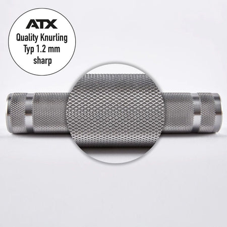 ATX® RAW Powerlifting Bar 220 cm - Typ 200 - XTP® Made in Germany - Olympische Langhantelstange