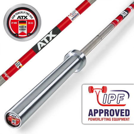 ATX® RAW Powerlifting Bar 220 cm Typ 400 - XTP® Made in Germany - Olympische Langhantelstange