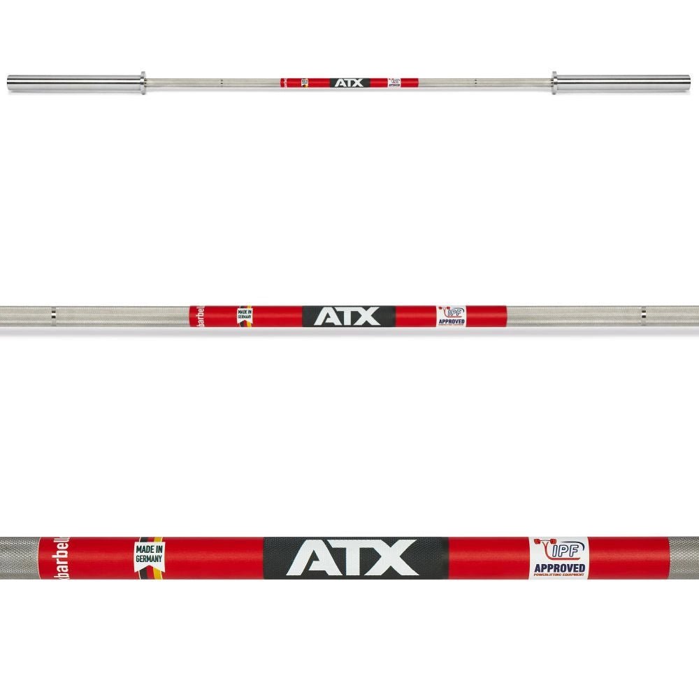 ATX® RAW Powerlifting Bar 220 cm Typ 400 - XTP® Made in Germany - Olympische Langhantelstange