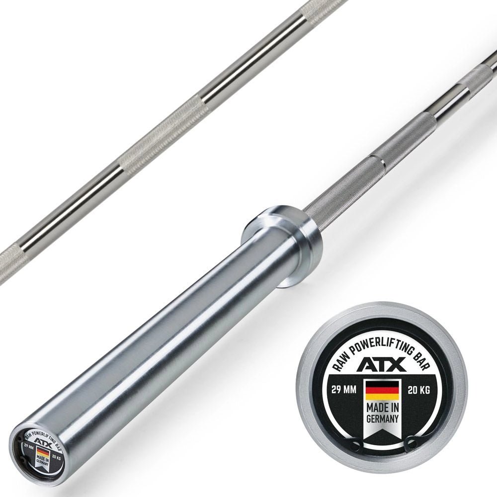 ATX® RAW Powerlifting Bar 220 cm Typ 200 - 433 - XTP® Made in Germany - Olympische Langhantelstange