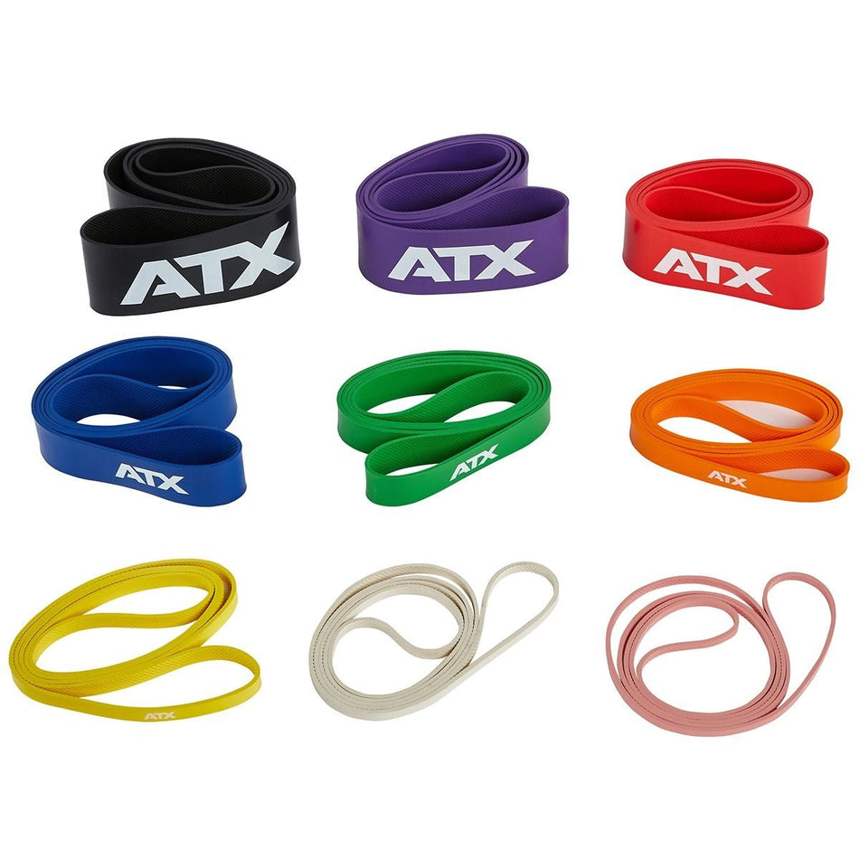 ATX® Resistance Band - Widerstandsband Gummi 9 Zugkraftstärken - Resistance Band