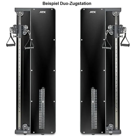 ATX® Single Wandzugstation mit 60 kg Steckgewichten - Single Kabelzug