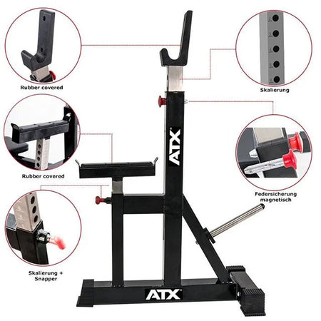 ATX® Squat Rack - Free Stands 750 - Squat Rack / Free Stands