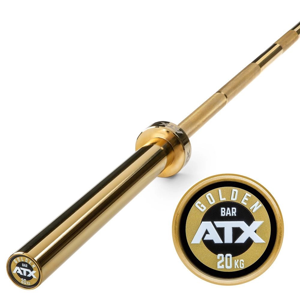 ATX® The Golden Powerlifting Bar 220 cm x 50 mm - Olympische Langhantelstange