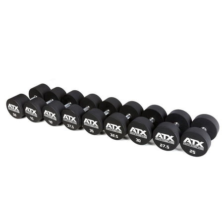 ATX® Urethan Dumbbells bis 60 kg - 2,5 kg Schritte - Kompakthanteln Urethan