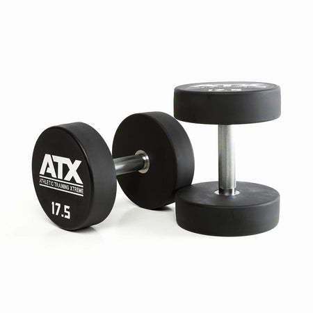 ATX® Urethan Dumbbells bis 60 kg - 2,5 kg Schritte - Kompakthanteln Urethan