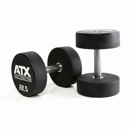 ATX® Urethan Dumbbells bis 60 kg - 2,5 kg Schritte - Kompakthanteln Urethan