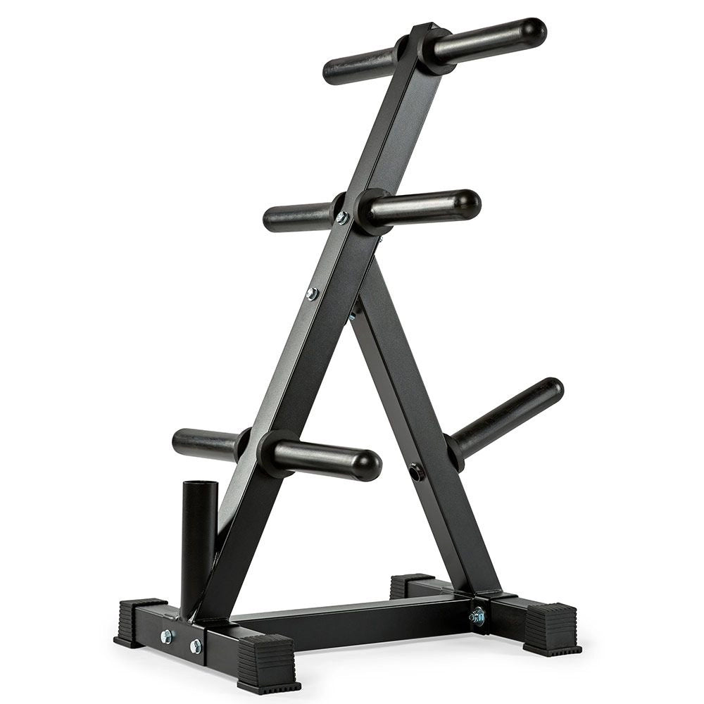 Hantelscheibenständer - Weight Rack 50 mm mit Stangenfach - Hantelscheibenständer